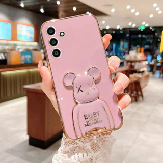 เคส Samsung A24 A23 5G A53 A52 A22 A73 5G A72 เคสโทรศัพท์มือถือ ลาย Bearbrick ยืดหดได้ สําหรับ