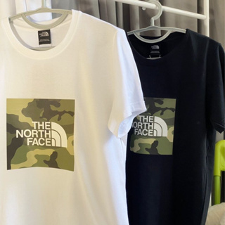 เสื้อยืด ผ้าฝ้าย 100% พิมพ์ลาย The North Face แฟชั่นใหม่ สําหรับผู้ชาย และผู้หญิง