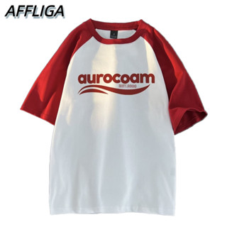 ❀AFF LIGA❀ เสื้อโปโลแขนสั้น คอปกโปโล สไตล์ฮิปฮอป อเมริกัน สตรีท เหมาะกับฤดูร้อน สําหรับผู้ชาย