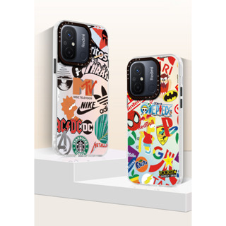 Casetify เคสโทรศัพท์ ซิลิโคนนิ่ม ผิวด้าน ไล่โทนสี เลเซอร์ กันกระแทก สําหรับ Xiaomi Redmi 12C 10C 11A 10 A1 A2 Plus Power Prime 4G