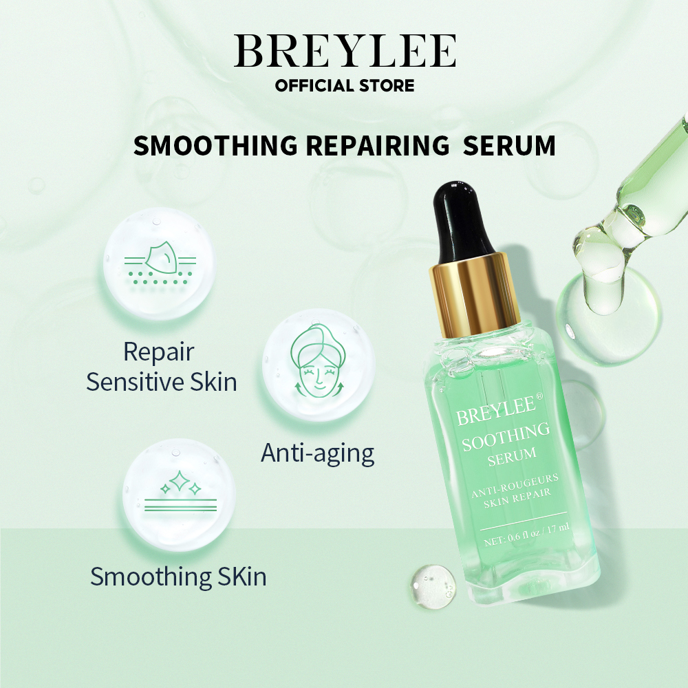 BREYLEE เซรั่มบำรุงผิว และช่วยลดรอยแดงบนใบหน้า สำหรับผิวบอบบาง เป็นสิว Helps reduce redness on the face For sensitive skin acne