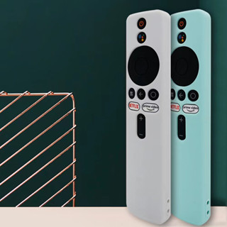 เคสรีโมตคอนโทรล ซิลิโคนนิ่ม กันฝุ่น กันตก สําหรับ Xiaomi Mi TV Stick 4K 163*40*17 มม.