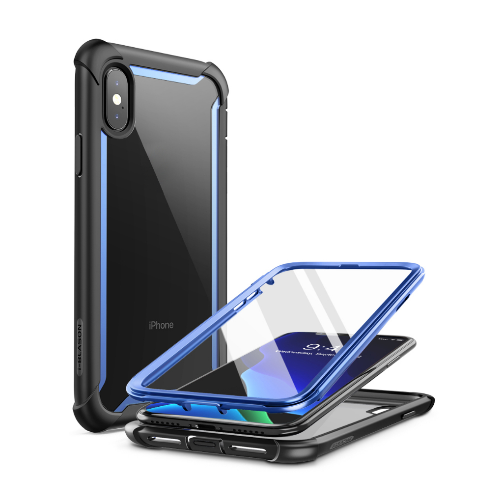 I-blason Ares เคสโทรศัพท์มือถือแบบใส กันกระแทก พร้อมตัวป้องกันหน้าจอ สําหรับ iPhone Xs Max 2018
