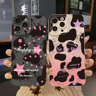 เคสโทรศัพท์มือถือ ขอบสี่เหลี่ยม ลายดาวห้าแฉก สําหรับ OPPO Reno7 4G Reno6 Reno8 Z 5G Reno5 F Reno2 F Reno3 Reno4 A17 A17K A77S A57S