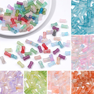 [6X12 มม.] ลูกปัดไม้ไผ่ ไม่สม่ําเสมอ สําหรับทําเครื่องประดับ…