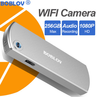 Boblov W3 กล้องแอคชั่น Wifi ขนาดเล็ก 64GB HD 1080P 1450Mah 8H บันทึกการเคลื่อนไหว ตรวจจับการเคลื่อนไหว สวมใส่ได้ กล้องแอคชั่นแคม DVR กล้องบันทึกเสียง วิดีโอ สําหรับ Vlogging