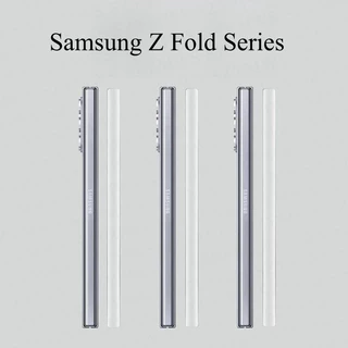 2 ชิ้นด้านข้างบานพับสติกเกอร์ฟิล์มสําหรับ Samsung Z พับ 8 7 6 5 4 3 W26 W21 W22 W23 W24 สําหรับ Samsung Z Flip 8 7 6 5 4 3 Anti-Scratch ด้านข้างขอบป้องกันหน้าจอ