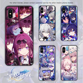 พร้อมส่ง Honkai: Star Rail Seele เคสโทรศัพท์มือถือ กระจกนิรภัย ซิลิโคนนิ่ม ลายไพ่ทาโรต์ สําหรับ vivo