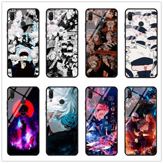 สําหรับ Huawei Nova 3i / Nova 5t อะนิเมะ Jujutsu Kaisen Yuji Itadori Gojo Satoru กระจกนิรภัย กันกระแทก เคสโทรศัพท์แข็ง DIY