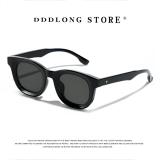 Dddlong แว่นตากันแดด UV400 ทรงกลม สไตล์วินเทจ คลาสสิก แฟชั่นเรโทร สําหรับผู้หญิง ผู้ชาย D384