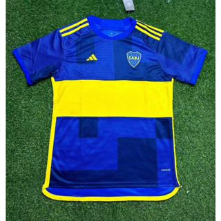 เสื้อกีฬาแขนสั้น ลายทีม Boca youth home 23 24 fans version S-2XL สามารถเพิ่มชื่อ และตัวเลขได้