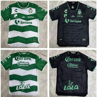 เสื้อกีฬาแขนสั้น ลายทีมชาติฟุตบอล Santos Laguna 2023 2024 ชุดเหย้า