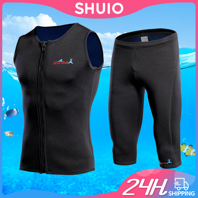 Shuio ชุดดําน้ํา ผ้านีโอพรีน สําหรับดําน้ํา ตกปลากลางแจ้ง