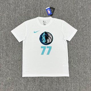 เสื้อยืด ระบายอากาศ พิมพ์ลาย NBA Dallas Mavericks Star พลัสไซซ์ สไตล์อเมริกัน สําหรับผู้ชาย