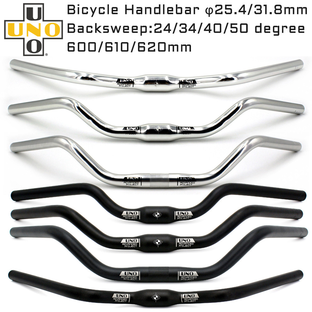 Uno Handlebar จักรยานเสือภูเขา 600/610/620/660*25.4/31.8mm M ประเภท Swallow Handlebar