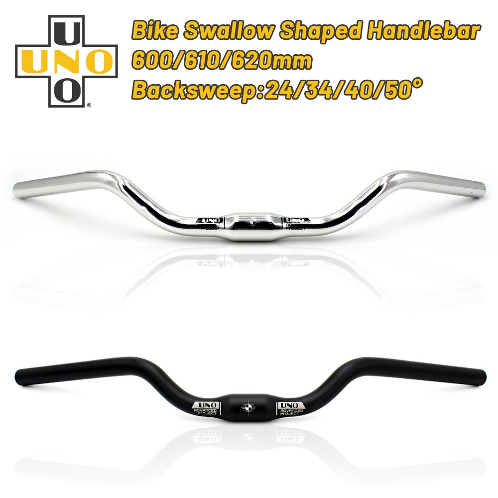 Uno Handlebar Mountain แฮนด์จักรยาน 600/610/620/660*25.4/31.8mm M ประเภท Swallow Handlebar