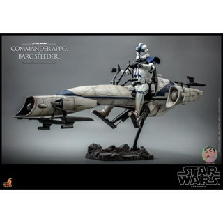 Hot Toys Star Wars: The Clone Wars TMS076 Commander Appo &amp; BARC Speeder 1/6th Scale Collectible Figure Set