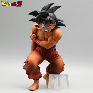 โมเดลฟิกเกอร์ Pvc รูปปั้นอนิเมะ Dragon Ball Z Wounded Goku ขนาด 21 ซม. เหมาะกับของขวัญ ของเล่นสําหรับเด็ก