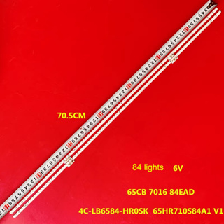 แถบไฟแบ็คไลท์ led สําหรับ TCL 65C10 Strip Light 65HR710S84A1 65HR710S84A2 V0 LCD 65C815 7016 84 2 ชิ้น ต่อชุด