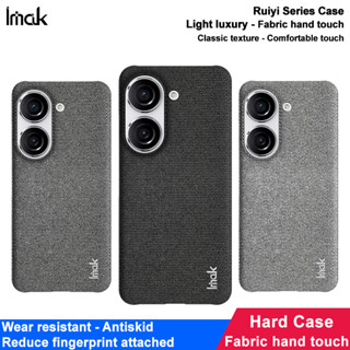 Imak เคสโทรศัพท์มือถือ ผ้าไนล่อน ปิดด้านหลัง สําหรับ Asus Zenfone 9 5G / Asus Zenfone 10 5G PC bottom Casing Phone Fundas Back Cover