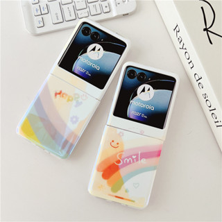 เคสโทรศัพท์ สีรุ้ง บลูเรย์ สําหรับ Motorola MOTO Razr 40 Ultra