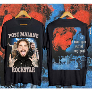 เสื้อยืดพิมพ์ลาย POST MALONE HOPHOP RAP โพสต์ มาโลนสายฮิปฮอป งานใหม่ทำเก่า ป้าย ProClub ราคาถูก