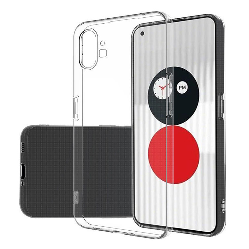 Soft Clear Case for Nothing Phone 1 2 Phone1 Phone2 One Two TPU Silicon Back Cover Ultra Thin Transp