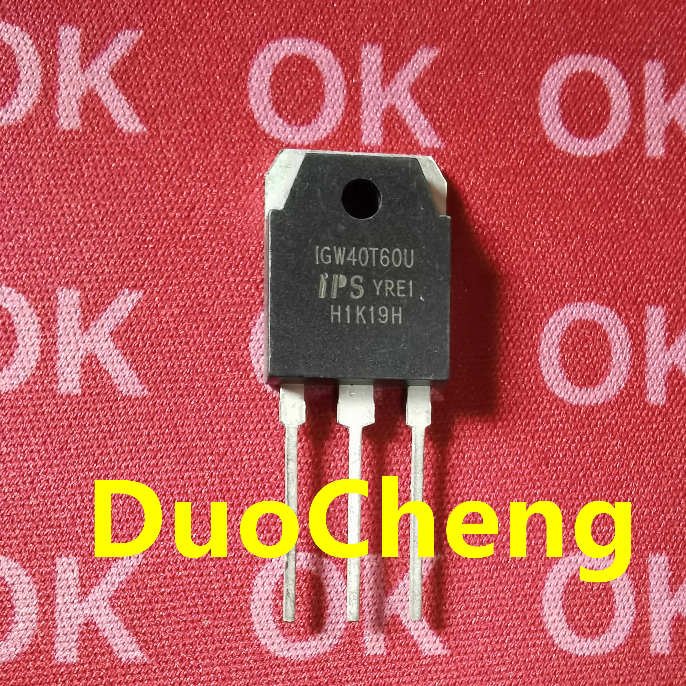 ((5 ชิ้น) IGW40T60U 40A 600V สต็อกพร้อมใหม่เอี่ยม