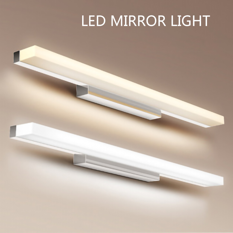 โคมไฟติดผนัง LED อะคริลิค ป้องกันความชื้น ป้องกันหมอก สไตล์โมเดิร์น เรียบง่าย สําหรับห้องนอน ห้องน้ํา ในบ้าน