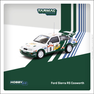 Tarmac Works โมเดลรถยนต์ของเล่น 1: 64 Ford Sierra RS Cosworth T64-058-88TDC08