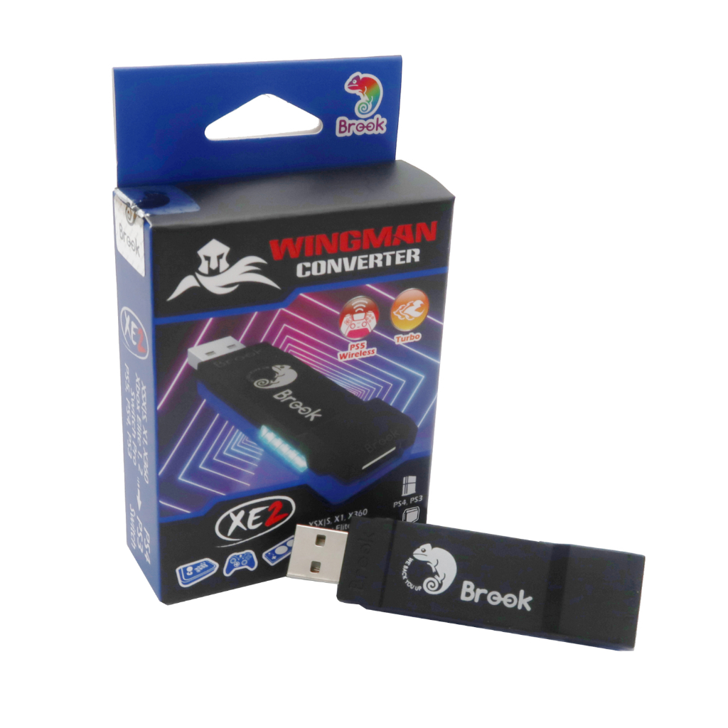 Brook Wingman XE2 Converter สำหรับคอนโทรลเลอร์ XSX/Xbox One/Elite 2/PS5/PS4/PS3/Switch ไปยัง PS4/PS3/Switch/PC