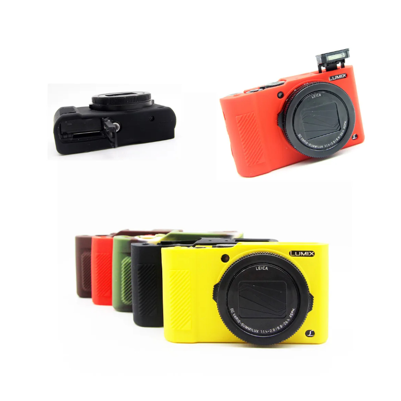 เคสยางซิลิโคนนิ่ม ป้องกันกล้อง สําหรับ Panasonic Lumix GF10 GF9 GF8 GF7 LX10 LX15