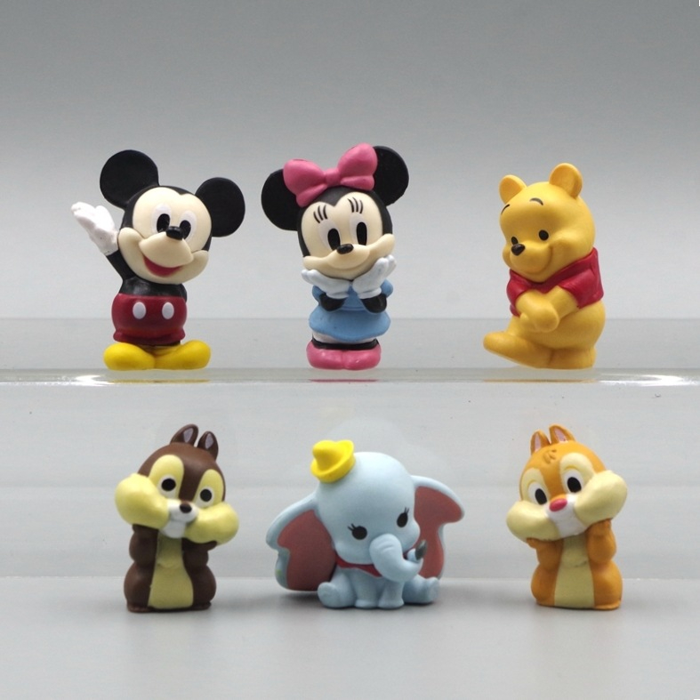 6 ชิ้น/เซ็ต 5 ซม.อะนิเมะ Tumbler รุ่น Q PVC Action Figures รุ่น Desktop Collection ตกแต่งตุ๊กตาของเล่น