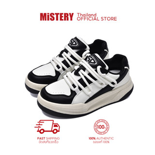 Mistery รองเท้าผ้าใบลําลอง พื้นหนา สีขาว MIS-1405