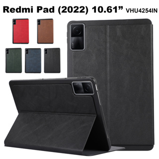 เคสแท็บเล็ต หนัง PU ฝาพับ พร้อมช่องใส่บัตร คุณภาพสูง สําหรับ Xiaomi Redmi Pad (2022) 10.61 นิ้ว VHU4254IN 5G