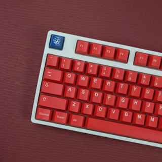 Gmk ปุ่มกดคีย์บอร์ด 140 คีย์ PBT ลายปีศาจสีแดง สําหรับคีย์บอร์ด Mechanical