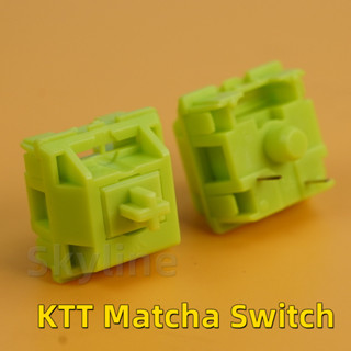 【พร้อมส่ง】KTT สวิตช์มัทฉะ (10 30 แพ็ค) คีย์บอร์ดเล่นเกม MX SMD RGB DIY 3 พิน