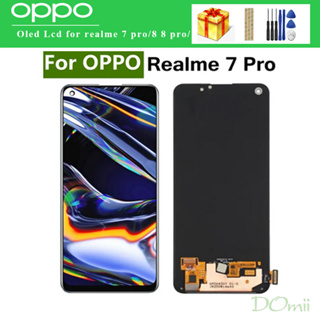 Oled หน้าจอสัมผัส LCD แบบเปลี่ยน สําหรับ Oppo A94 4G 5G Realme 8 4G X7 V15 Realme 8 Pro 4G Realme 7 Pro reno 5 F 5Z F19 Pro