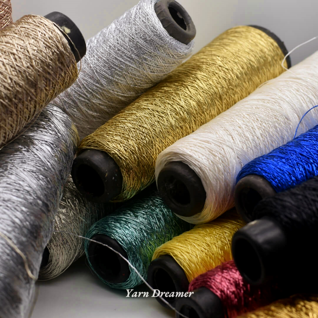 เส้นด้าย 10 สี - กระเป๋าเงินแฟลชสไตล์ DIY Feve เส้นด้ายขนสัตว์สำหรับถักไหมพรม เส้นด้ายโครเชต์