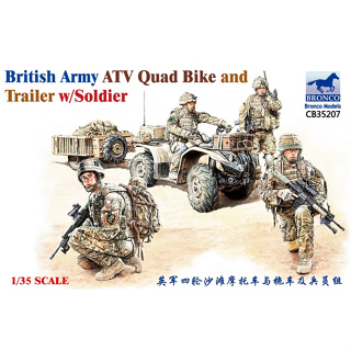 Weijun โมเดลรถจักรยานยนต์ CB35207 1/35 Hyundai British Army สี่ล้อ