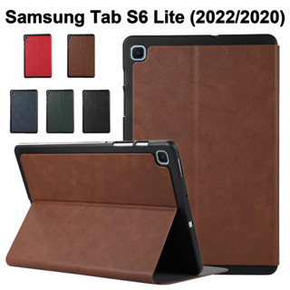 เคสแท็บเล็ตหนัง แบบฝาพับ ตั้งได้ คุณภาพสูง สําหรับ Samsung Galaxy Tab S6 Lite 2022 2020 10.4 นิ้ว SM-P613 SM-P619 SM-P610N SM-P615 SM-P610