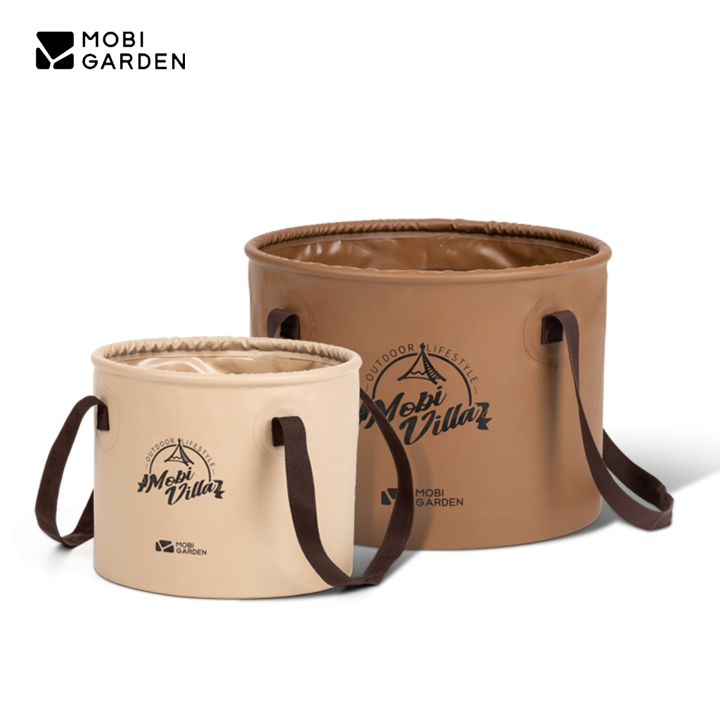 MOBI GARDEN ถุงซักผ้า ถังเก็บน้ํา 10 ลิตร / 20 ลิตร แบบพกพา พับได้ ตั้งแคมป์ ตกปลา กลางแจ้ง