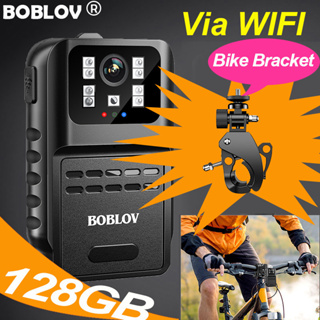 Boblov กล้องบันทึกวิดีโอ Wifi 880W 1080P ขนาดเล็ก พกพาง่าย พร้อมคลิปหนีบ และบันทึกวิดีโอ รักษาความปลอดภัย ตํารวจเฝ้าระวัง Wifi รองรับ Android IOS