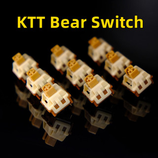 Ktt สวิตช์หมี 43 กรัม 5 Pins ปลั๊กร้อน เพลาบอดี้ผลิตโดย Bear Studio