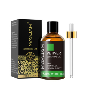 MAYJAM 30ml vetiver essential oil for aromatherapy diffuser oil for home office humidifier