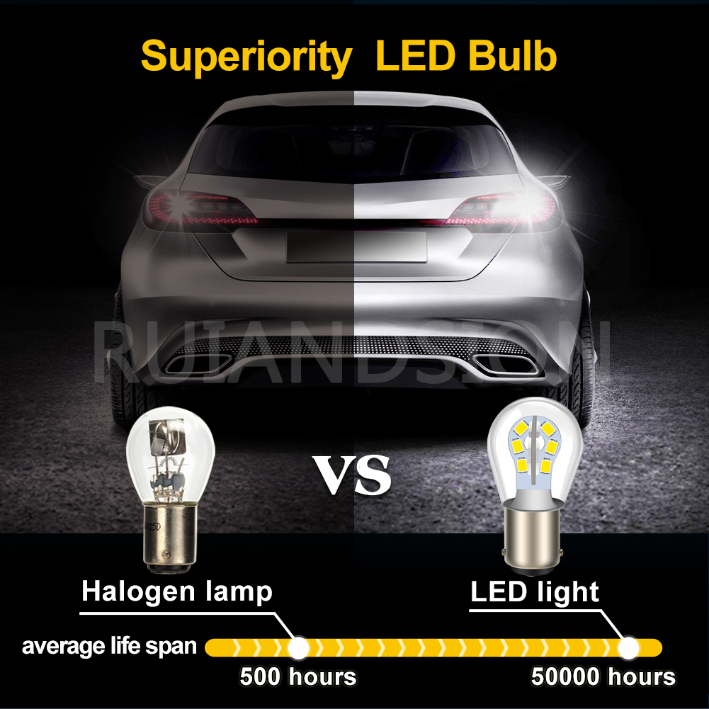 หลอดไฟถอยหลัง LED BA15D AC DC 12V 24V 48V สว่างมาก สําหรับรถยนต์ รถจักรยานยนต์ 2 ชิ้น - รูปที่ 7