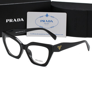 Prada แว่นตากันแดดแฟชั่น กรอบหกเหลี่ยม ขนาดเล็ก สําหรับผู้ชาย และผู้หญิง เหมาะกับการขี่จักรยานกลางแจ้ง 2023