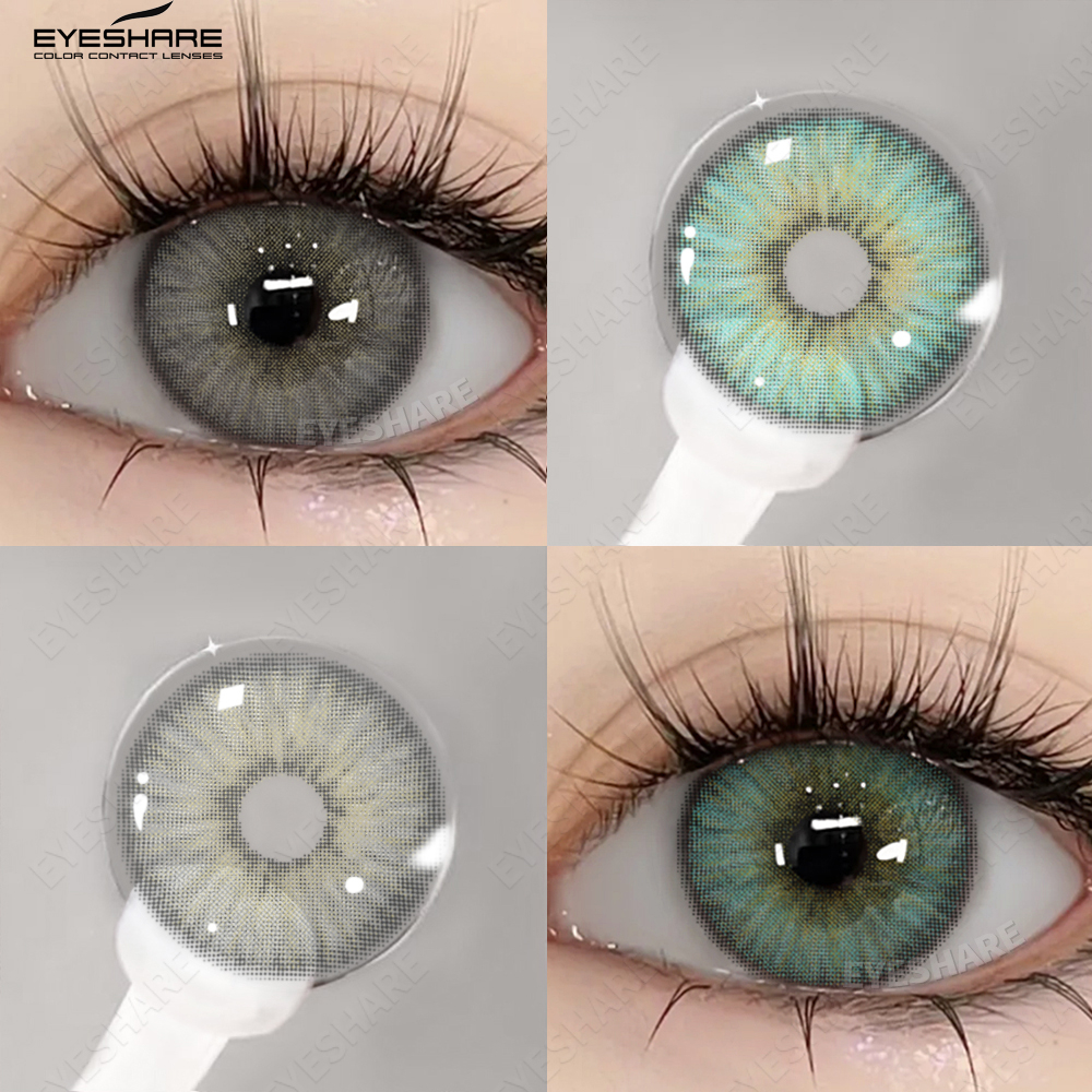 Eyeshare คอนแทคเลนส์ 14.2 มม. 14.5 มม. สไตล์เกาหลี 1 คู่ 1 ปี