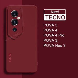 เคสซิลิโคนนิ่ม ป้องกันกล้อง สําหรับ TECNO Pova 4 Pro 5 Neo 3