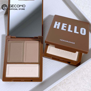 Gecomo พาเลตต์คอนทัวร์ 3 สี สําหรับแต่งหน้า